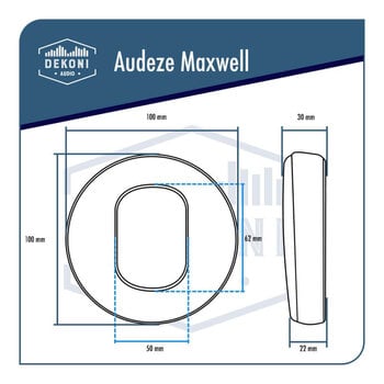 Tampoane căști Dekoni Audio EPZ-AUDMM-SK Black Tampoane căști - 5