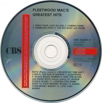 CD musique Fleetwood Mac - Fleetwood Macs Greatest Hits (CD) - 2