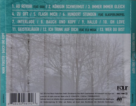 Musik-cd Mark Forster - Bauch Und Kopf (CD) - 3
