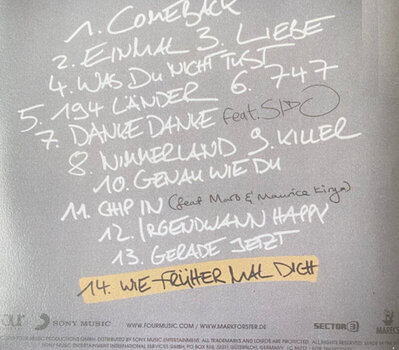Music CD Mark Forster - Liebe S/W (2 CD) - 4