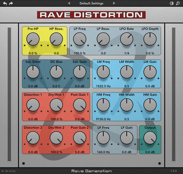 Effect Plug-In Rave Generation Rave Distortion (Digital product) - 2
