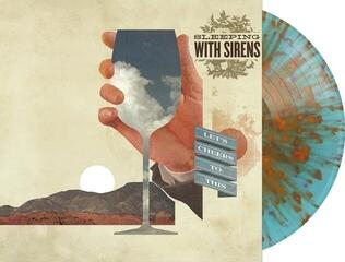 Vinyl Record Sleeping With Sirens - Let's Cheers To This (Blue With Orange Spatter) (LP) - 1