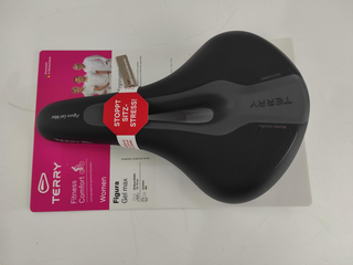 Sadel Terry Figura Gel Max Women Black 150 mm Steel Alloy Sadel (Beskadiget) - 1