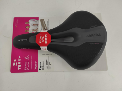 Saddle Terry Figura Gel Max Women Black 150 mm Steel Alloy Saddle (Damaged) - 2