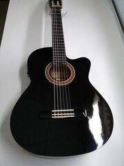 Chitară clasică cu preamplificare Valencia VC104CE 4/4 Black Chitară clasică cu preamplificare (Defect) - 1