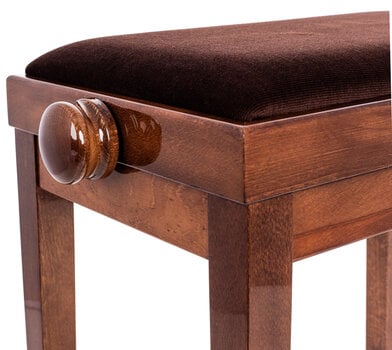 Drewniany stołek do fortepianu Bespeco SG 101 Drewniany stołek do fortepianu Walnut - 4