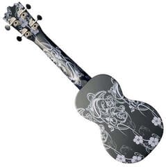 Ukulele soprano Pasadena WU-21F7-BK Floral Black Ukulele soprano - 1