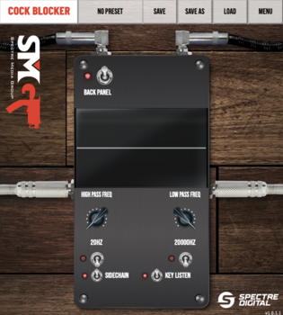 Logiciel de studio Plugins d'effets Spectre Digital SMG Cockblocker (Produit numérique) - 3