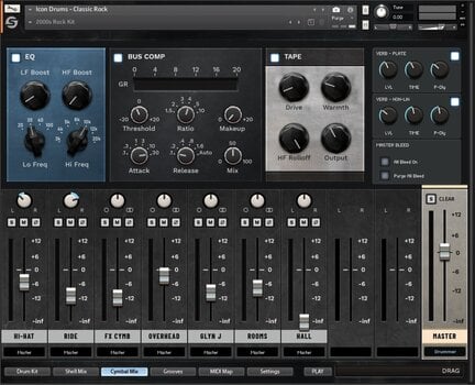 Logiciel de studio Plugins d'effets Spectre Digital Icon Drums Classic Rock (Produit numérique) - 3