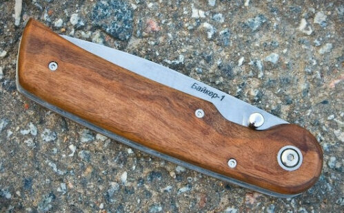 Taktikai kés Kizlyar NSK Bajker 1 Wood - 4