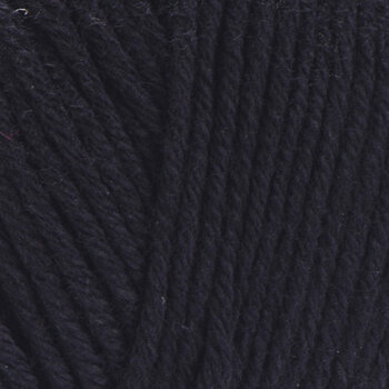 Pređa za pletenje Yarn Art Ideal 221 Black Pređa za pletenje - 2