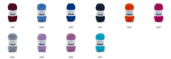 Fire de tricotat Yarn Art Ideal 240 Saxe Blue Fire de tricotat - 4