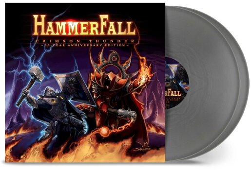 LP plošča Hammerfall - Crimson Thunder - 20 Year Anniversary Edition (Silver Coloured) (2 LP) - 3