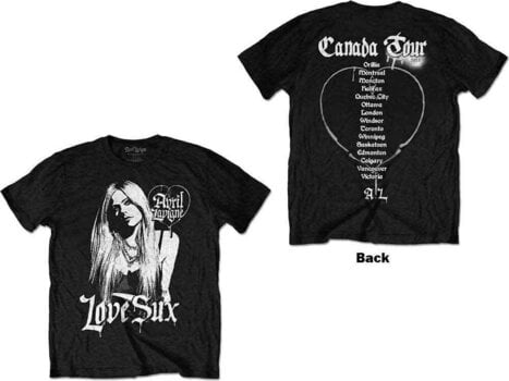 T-shirt Avril Lavigne T-shirt Love Sux Unisex Black S - 3