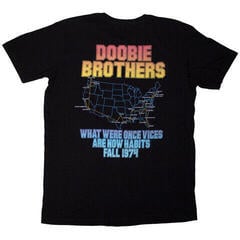 T-shirt The Doobie Brothers Eagle Unisex T-shirt à manches courtes/Black/Courtes - 1