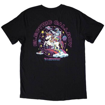 T-shirt Electric Callboy T-shirt Spaceman Unicorn Unisex Black L - 2