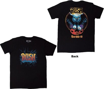 T-Shirt Rush T-Shirt Tour 74-75 Unisex Black S - 3