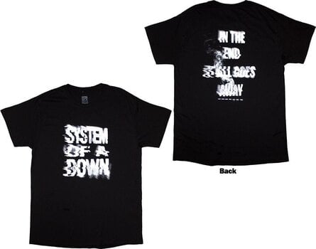 T-shirt System of a Down T-shirt All Goes Away Unisex Black L - 3