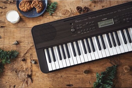 Klawiatura z dynamiką Yamaha PSR-E360 Klawiatura z dynamiką Dark Walnut (Jak nowe) - 5