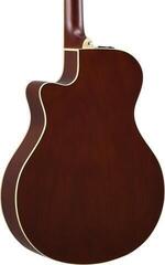 electro-acoustic guitar Yamaha APX600FM Tobacco Brown Sunburst electro-acoustic guitar - 3