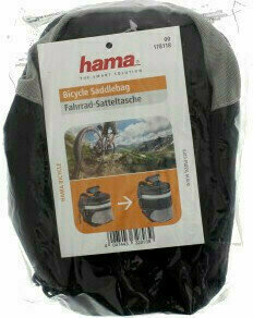 Biciklistička torba Hama Bicycle Saddlebag Black 2,8 L - 2