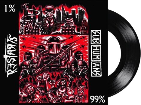 Disc de vinil Subhumans / The Restarts - 99% / 1% (45 RPM) (7" Vinyl) - 2