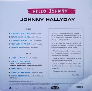 Disc de vinil Johnny Hallyday - Hello Johnny (Reissue) (LP) - 3