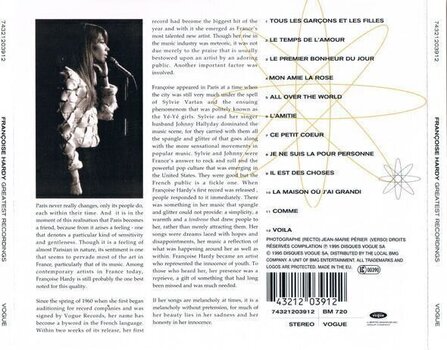 CD muzica Françoise Hardy - Greatest Hits (CD) - 3