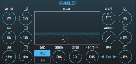 Studijski software plug-in efekt BLEASS Granulizer (Digitalni izdelek) - 3