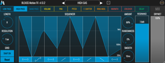 Studijski software plug-in efekt BLEASS Motion FX (Digitalni izdelek) - 2