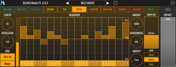 Studijski software plug-in efekt BLEASS Motion FX (Digitalni izdelek) - 3