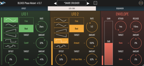 Studio-Effekt-Plugin BLEASS Phase Mutant (Digitales Produkt) - 2