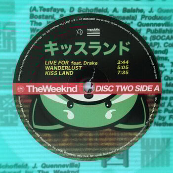 Vinylplate The Weeknd Kiss Land (Seaglass Coloured) (2 LP) - 8