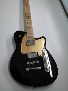 E-Gitarre Reverend Guitars Charger HB Midnight Black E-Gitarre (Neuwertig) - 2