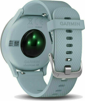 Zegarek smart Garmin vívomove HR Sport Silver/Seafoam - 6