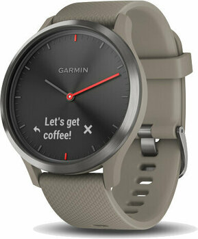 Smart hodinky Garmin vívomove HR Sport Black/Sandstone - 2
