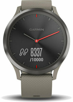 Zegarek smart Garmin vívomove HR Sport Black/Sandstone - 3