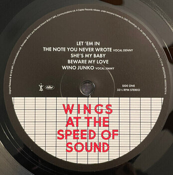 LP ploča Wings - At The Speed Of Sound (180g) (LP) - 4