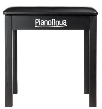Дрвена столица за клавир Pianonova Bookcase Дрвена столица за клавир Black - 2