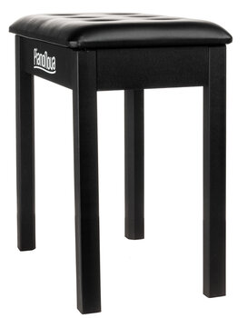 Дрвена столица за клавир Pianonova Bookcase Дрвена столица за клавир Black - 5