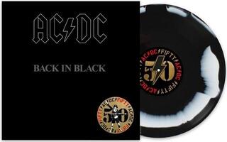 LP plošča AC/DC - Back In Black (Limited Edition) (Black White Swirl Coloured) (LP) - 1