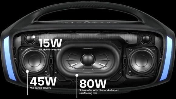 Kannettava kaiutin Tribit Stormbox Blast 2 BTS56 Black Kannettava kaiutin - 9