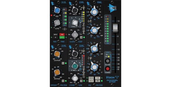 Studio-Effekt-Plugin Universal Audio API Vision Channel Strip Collection (Digitales Produkt) - 2