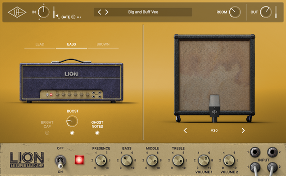 Software Plug-In FX Processor Universal Audio Lion '68 Super Lead Amp (Digital product) - 2