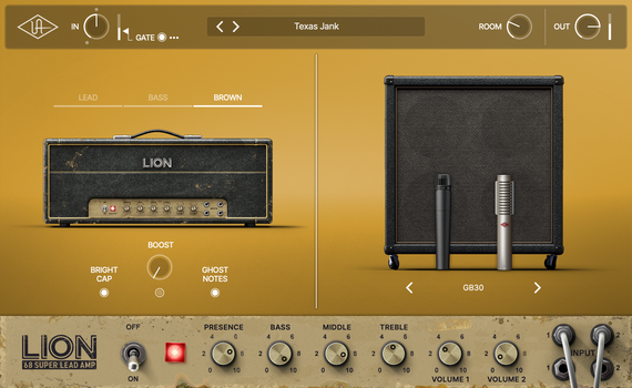 Software Plug-In FX Processor Universal Audio Lion '68 Super Lead Amp (Digital product) - 3