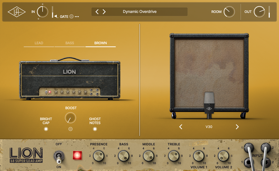 Software Plug-In FX Processor Universal Audio Lion '68 Super Lead Amp (Digital product) - 5