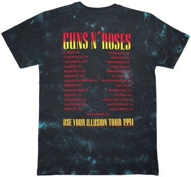 Tricou Guns N' Roses UYI Tour '91 Black S Tricou - 2