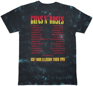 Tricou Guns N' Roses UYI Tour '91 Black 2XL Tricou - 2