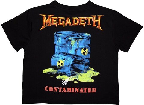 T-shirt Megadeth Contaminated Black XL Feminino T-shirt - 2