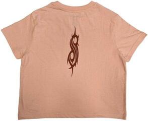 T-Shirt Slipknot The End, So Far Faces Grid Ladies Crop Top-Short Sleeve T-Shirt/Pink/Short - 1